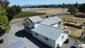 Residential metal roof replacement in Santa Rosa